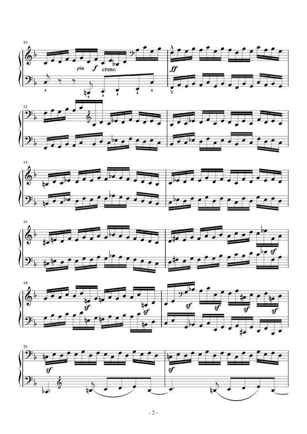 克列门蒂练习曲No.13